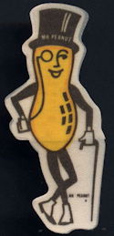 #CH379 -  Group of 8 Planters Mr. Peanut Stickers