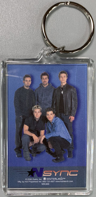 ##MUSICBQ0190 - Licensed NSYNC Keychain from 2000 Variation