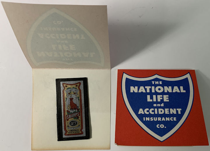 #MISCELLANEOUS335 - Group of 12 National Life and Accident Insurance Co. Needle Pack Giveaways - Japan