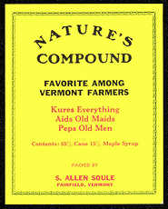 #ZBOT117 - Nature's Compound Kures Everything Tin Label