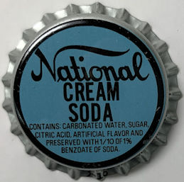 #BF014 - Group of 10 National Cream Soda Bottle Caps