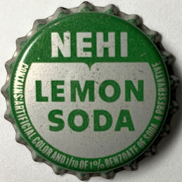 #BF258 - Cork Lined Nehi Lemon Soda Bottle Cap