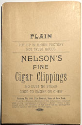 great graphics vintage unused 1920s John Weisert Cigar Clippings tobacco bag