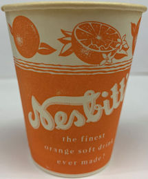 #SOZ070  - Group of 12 Nesbitt Sample Size Cups with Orange Slices Pictured