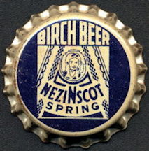 #BF186 - Nezinscot Spring Cork Lined Birch Beer...