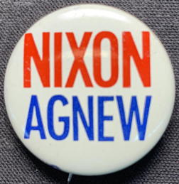#PL477 - One Dozen Nixon Agnew Buttons from the 1972 Election