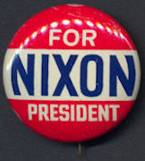 #PL311 - Red Background Nixon for President Cam...