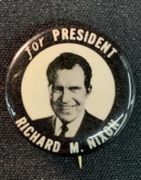 #PL488 - Richard Nixon for President Pictorial Pinback