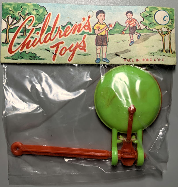 Children's Noise Making Toy with Illustrated Header