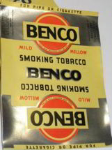 #ZLT022 - Benco Smoking Tobacco Pack Label