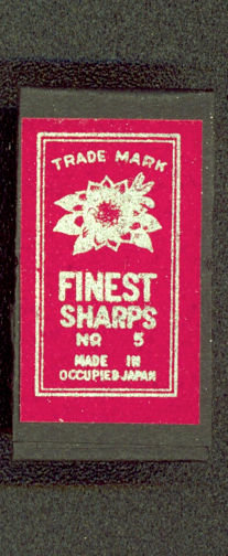 #CS522 - Pack of Occupied Japan Sharps Needles