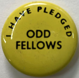 #MISCELLANEOUS371 -  Group of 4 Odd Fellows Pinback Buttons