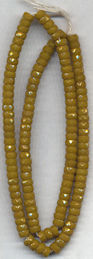 #BEADS0710 - Strand of about 144 Rare Austrian 6mm Olivine Beads