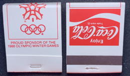 #CC460 - Coca Cola Match Pack from the 1988 Olympic Winter Games