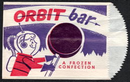 #PC128 - Orbit Bar Frozen Confection Bag - Space Theme