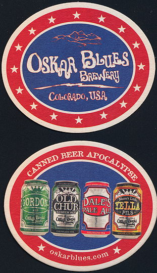 #TMSpirits071 - Oscar Blues Brewery Canned Beer Apocalypse Coaster