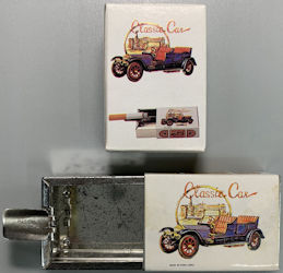 #MSH047 - Pair of Mechanical Mini Ash Tray/Hippie Stash Boxes in Original Boxes - Pictures 1911 Rolls Silver Ghost