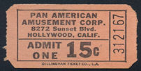 #MISCELLANEOUS279 - 1950s Ride Ticket for Pan A...