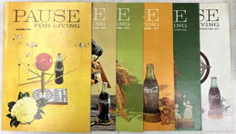 #CC001 - Group of Six Different 1960s Coca Cola Pause for Living Magazines