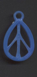#MSH032 - Late 1960s Peace Symbol Gumball Charm
