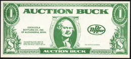 #CC472 - Group of 4 Coca Cola/Dr Pepper Auction Bucks