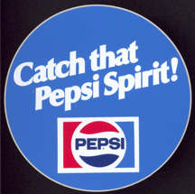 #SOZ068  - Blue Catch That Pepsi Spirit Sticker