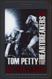 ##MUSICBP0244 - 2005 Tom Petty and the Heartbreakers Laminated All Area Access OTTO Backstage Pass - Foil Version