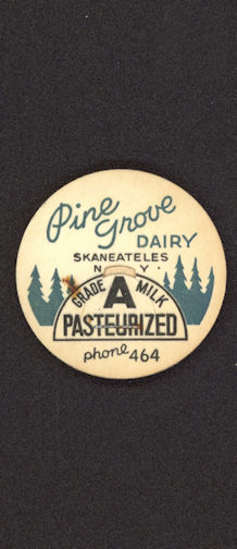 #DC133 - Pine Grove Dairy Pasteurized Grade A Milk Bottle Cap - As low as 10¢