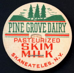 #DC173 - Pine Grove Dairy Pasteurized Skim Milk Bottle Cap