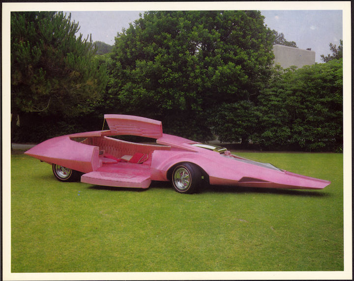 #MS256 - 1969 Pink Panther Limousine Show Car Print - Jay Ohrberg