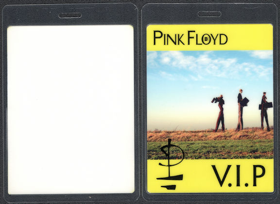 ##MUSICBP0824 - Large Pink Floyd Laminated OTTO VIP Backstage Pass from the 1994 Division Bell Tour