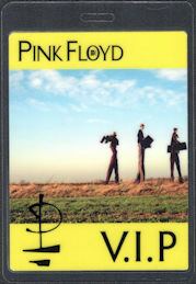 ##MUSICBP0824 - Large Pink Floyd Laminated OTTO VIP Backstage Pass from the 1994 Division Bell Tour