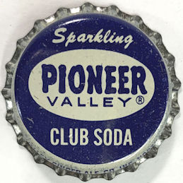 #BF279 - Group of 10 Pioneer Valley Club Soda Bottle Caps