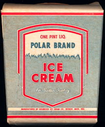 #DA096  - One Pint Polar Brand Ice Cream Box