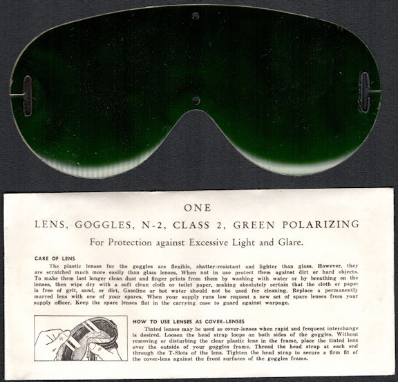 #MS310 - Group of 2 Packages of WWII Era Polaroid Goggle Aviation Lenses in Original Packages