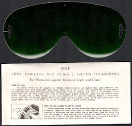 #MISCELLANEOUS310 - Group of 2 Packages of WWII Era Polaroid Goggle Aviation Lenses in Original Packages