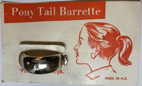 #CS410 - Carded Pony Tail Barrette