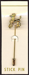 #BEADS0583 - Carded Metal Poodle Stick Pin - As...