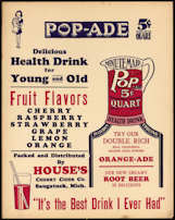 #SIGN144 - Large Very Rare Minute-Maid Pop-Ade ...
