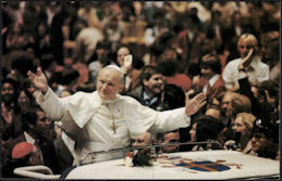 #PL419.08 - Pope John Paul II at Madison Square Gardens Postcard