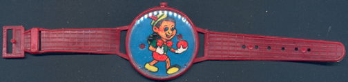 #CH330  - Toy Pill Puzzle Watch with Pinocchio