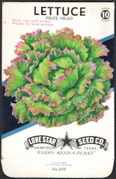#CE059.1 - Prize Head Lettuce Lone Star 10¢ See...