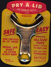 #CS290 - Pry-A-Lid Metal Jar Opener on Diecut D...