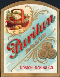 #ZBOT006 - Pair of Puritan Food Labels