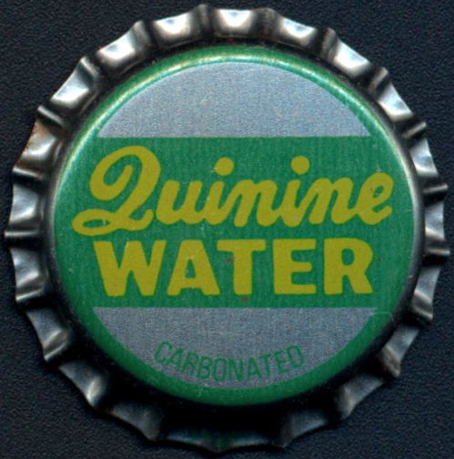#BF192 - Group of 10 Quinine Water Plastic Lined Soda Bottle Caps