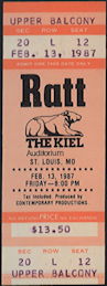 ##MUSICBPT0035 - 1987 Ratt Ticket from St. Loui...
