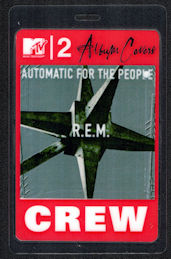 ##MUSICBP1025 - 2004 MTV Album Covers OTTO Laminated Crew Backstage Pass Featuring R.E.M. and Violent Femmes