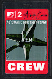 ##MUSICBP1025 - 2004 MTV Album Covers OTTO Laminated Crew Backstage Pass Featuring R.E.M. and Violent Femmes