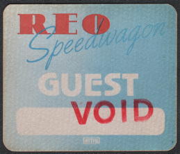 ##MUSICBP151.1  - Voided REO Speedwagon 1981 Hi Infidelity  Tour OTTO Backstage Pass