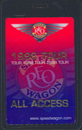 ##MUSICBP0202 - REO Speedwagon OTTO Backstage Pass from the 1998 Tour